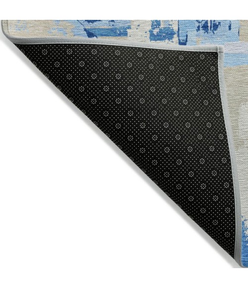 Addison Chantille ACN855-Sky 8 ft. X 8 ft. Round Rug