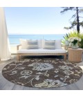 Addison Chantille ACN856-Chocolate 8 ft. X 8 ft. Round Rug