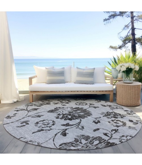 Addison Chantille ACN856-Gray 8 ft. X 8 ft. Round Rug
