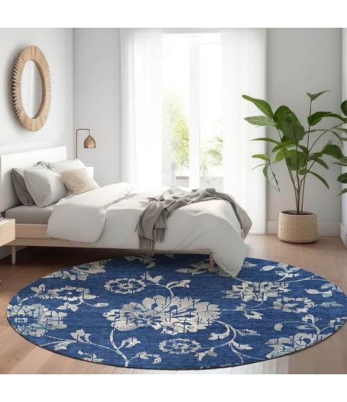 Addison Chantille ACN856-Navy 8 ft. X 8 ft. Round Rug