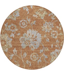 Addison Chantille ACN856-Paprika 8 ft. X 8 ft. Round Rug