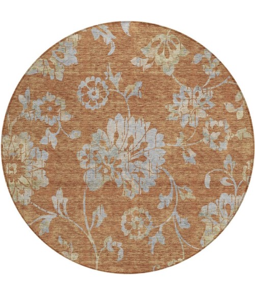 Addison Chantille ACN856-Paprika 8 ft. X 8 ft. Round Rug