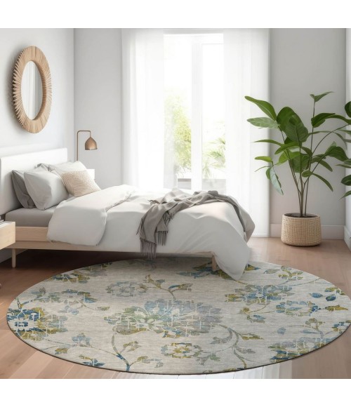 Addison Chantille ACN856-Taupe 8 ft. X 8 ft. Round Rug