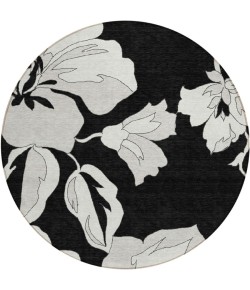 Addison Chantille ACN857-Black 8 ft. X 8 ft. Round Rug