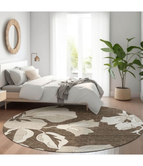 Addison Chantille ACN857-Brown 8 ft. X 8 ft. Round Rug