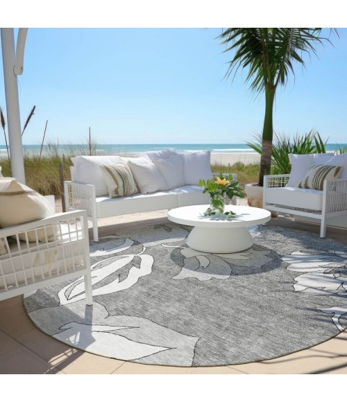 Addison Chantille ACN857-Gray 8 ft. X 8 ft. Round Rug