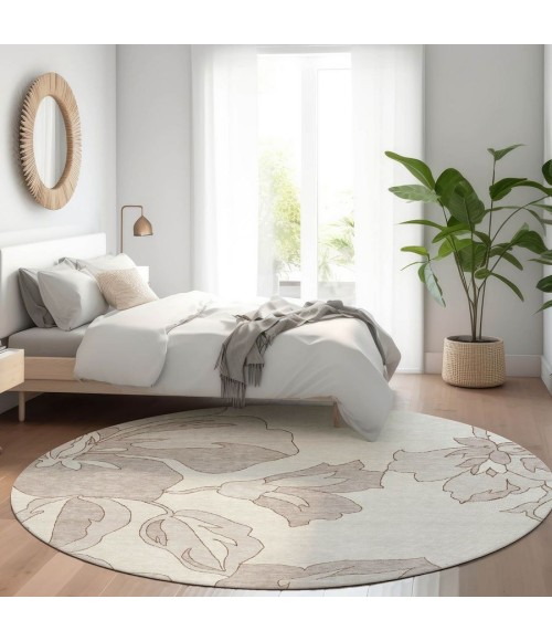 Addison Chantille ACN857-Ivory 8 ft. X 8 ft. Round Rug
