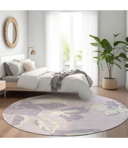 Addison Chantille ACN857-Lavender 8 ft. X 8 ft. Round Rug
