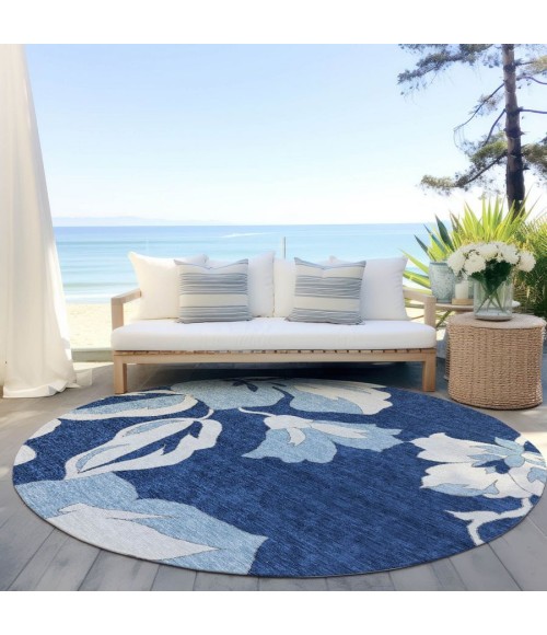 Addison Chantille ACN857-Navy 8 ft. X 8 ft. Round Rug