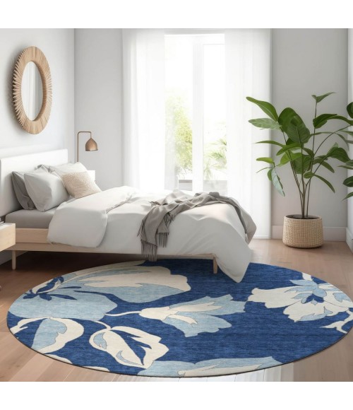 Addison Chantille ACN857-Navy 8 ft. X 8 ft. Round Rug