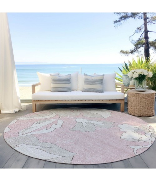 Addison Chantille ACN857-Pink 8 ft. X 8 ft. Round Rug