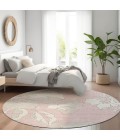 Addison Chantille ACN857-Pink 8 ft. X 8 ft. Round Rug
