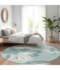 Addison Chantille ACN857-Teal 8 ft. X 8 ft. Round Rug