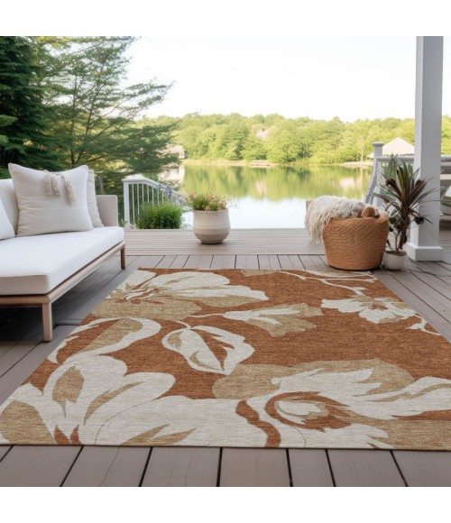 Addison Chantille ACN857-Terracotta 5 ft. X 7 ft. 6 in. Rectangle Rug