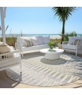 Addison Chantille ACN860-Beige 8 ft. X 8 ft. Round Rug