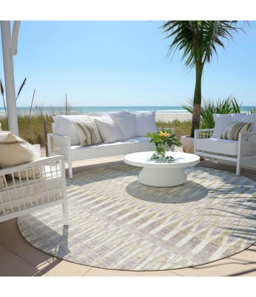 Addison Chantille ACN860-Beige 8 ft. X 8 ft. Round Rug
