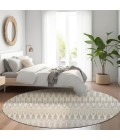 Addison Chantille ACN860-Beige 8 ft. X 8 ft. Round Rug