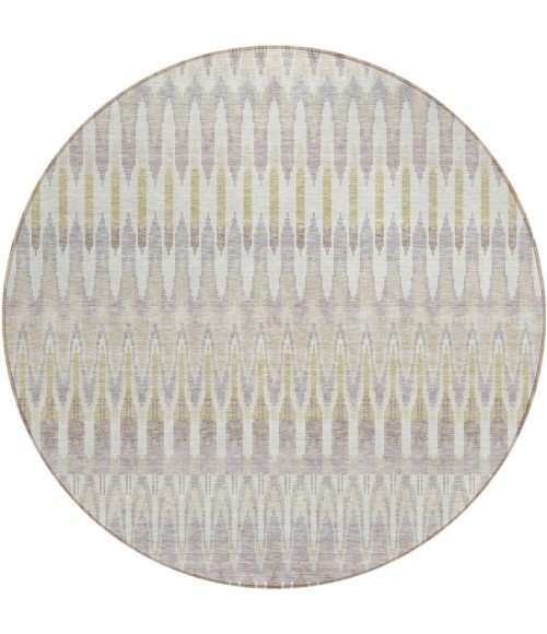 Addison Chantille ACN860-Beige 8 ft. X 8 ft. Round Rug