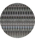 Addison Chantille ACN860-Black 8 ft. X 8 ft. Round Rug