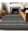Addison Chantille Rug ACN860-Black 9 ft. X 12 ft. Rectangle - Rugs Town Addison Chantille ACN860-Black 9 ft. X 12 ft. Rectangle Rug