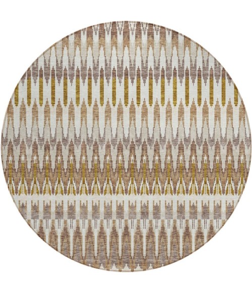 Addison Chantille ACN860-Brown 8 ft. X 8 ft. Round Rug
