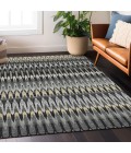 Addison Chantille Rug ACN860-Charcoal 9 ft. X 12 ft. Rectangle - Rugs Town Addison Chantille ACN860-Charcoal 9 ft. X 12 ft. Rectangle Rug