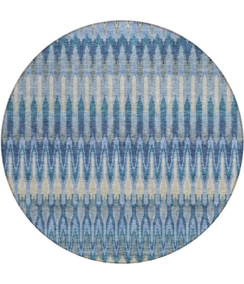 Addison Chantille ACN860-Denim 8 ft. X 8 ft. Round Rug