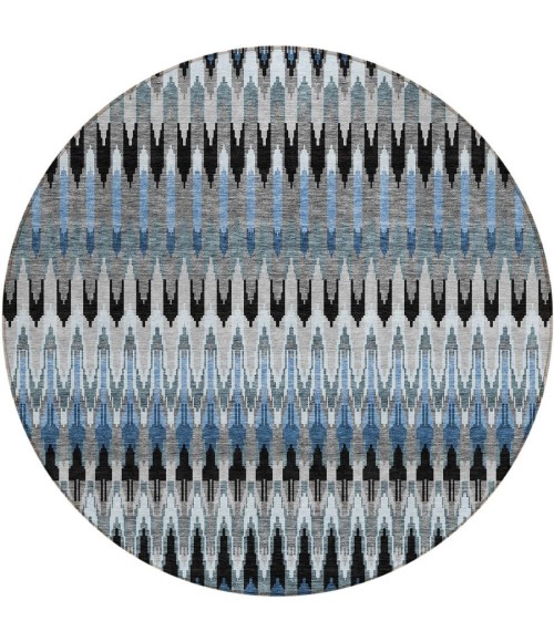 Addison Chantille ACN860-Gray 8 ft. X 8 ft. Round Rug