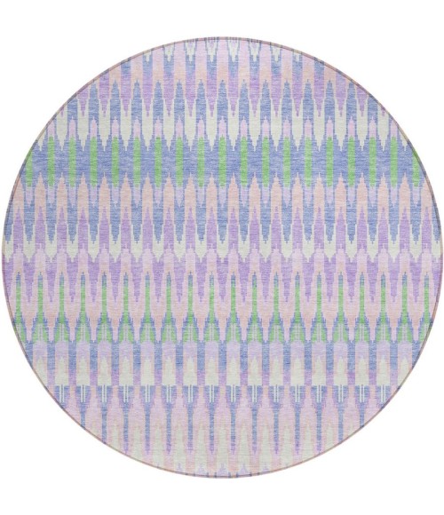 Addison Chantille ACN860-Lavender 8 ft. X 8 ft. Round Rug