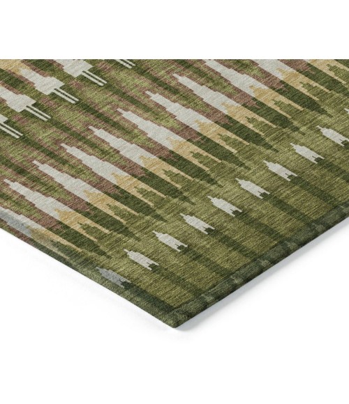 Addison Chantille ACN860-Olive 8 ft. X 8 ft. Round Rug