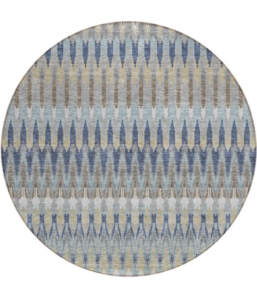 Addison Chantille ACN860-Taupe 8 ft. X 8 ft. Round Rug