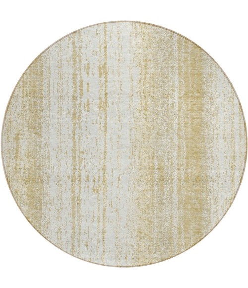 Addison Chantille ACN861-Gold 8 ft. X 8 ft. Round Rug