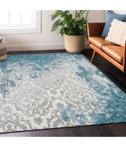 Addison Chantille ACN864-Teal 5 ft. X 7 ft. 6 in. Rectangle Rug