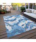 Addison Chantille Rug ACN865-Blue 9 ft. X 12 ft. Rectangle - Rugs Town Addison Chantille ACN865-Blue 9 ft. X 12 ft. Rectangle Rug