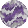 Addison Chantille ACN865-Purple 8 ft. X 8 ft. Round Rug