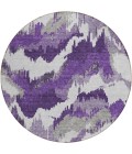 Addison Chantille ACN865-Purple 8 ft. X 8 ft. Round Rug