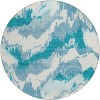Addison Chantille ACN865-Teal 8 ft. X 8 ft. Round Rug