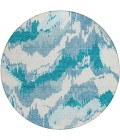 Addison Chantille ACN865-Teal 8 ft. X 8 ft. Round Rug