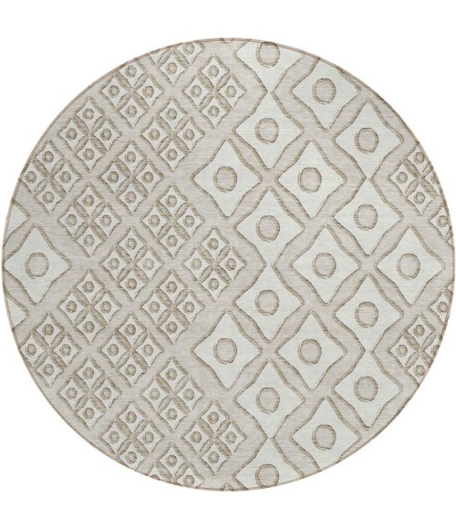 Addison Chantille ACN866-Beige 8 ft. X 8 ft. Round Rug