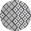 Addison Chantille ACN866-Black 8 ft. X 8 ft. Round Rug