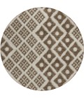 Addison Chantille ACN866-Brown 8 ft. X 8 ft. Round Rug