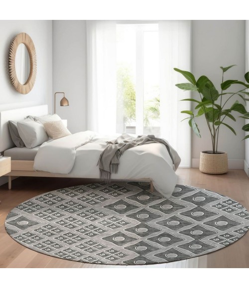 Addison Chantille ACN866-Gray 8 ft. X 8 ft. Round Rug