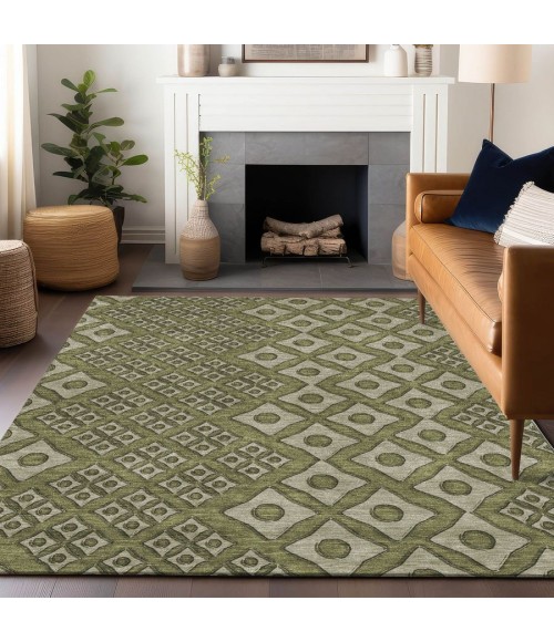 Addison Chantille ACN866-Olive 9 ft. X 12 ft. Rectangle Rug