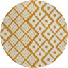 Addison Chantille ACN866-Orange 8 ft. X 8 ft. Round Rug
