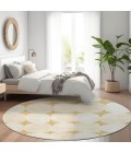 Addison Chantille ACN870-Gold 8 ft. X 8 ft. Round Rug