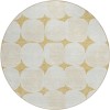 Addison Chantille ACN870-Gold 8 ft. X 8 ft. Round Rug