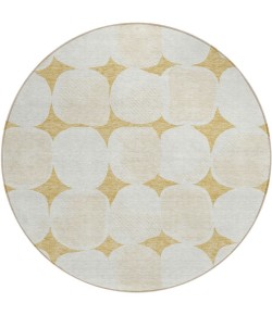 Addison Chantille ACN870-Gold 8 ft. X 8 ft. Round Rug