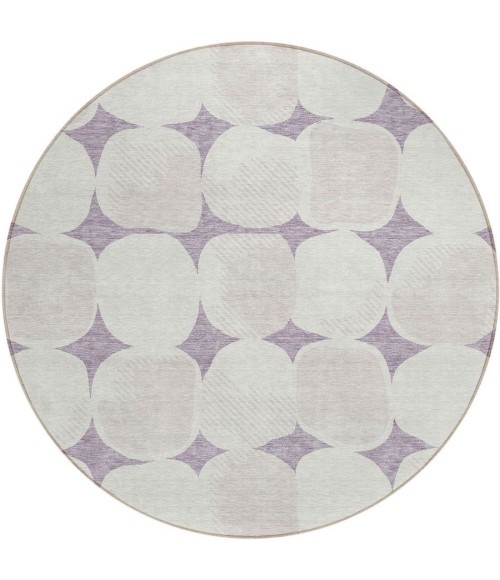Addison Chantille ACN870-Lavender 8 ft. X 8 ft. Round Rug