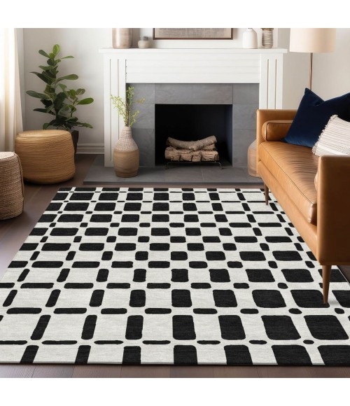 Addison Chantille Rug ACN871-Black 9 ft. X 12 ft. Rectangle - Rugs Town Addison Chantille ACN871-Black 9 ft. X 12 ft. Rectangle Rug