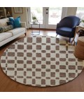 Addison Chantille ACN871-Brown 8 ft. X 8 ft. Round Rug